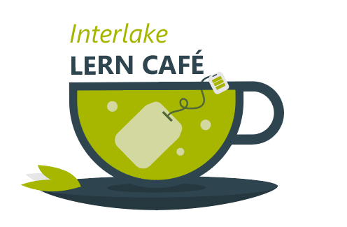 Bild Tasse mit Text Interlake Lern Café