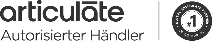 Wir sind autorisierter Händler und Articulate Partner of the year 2021